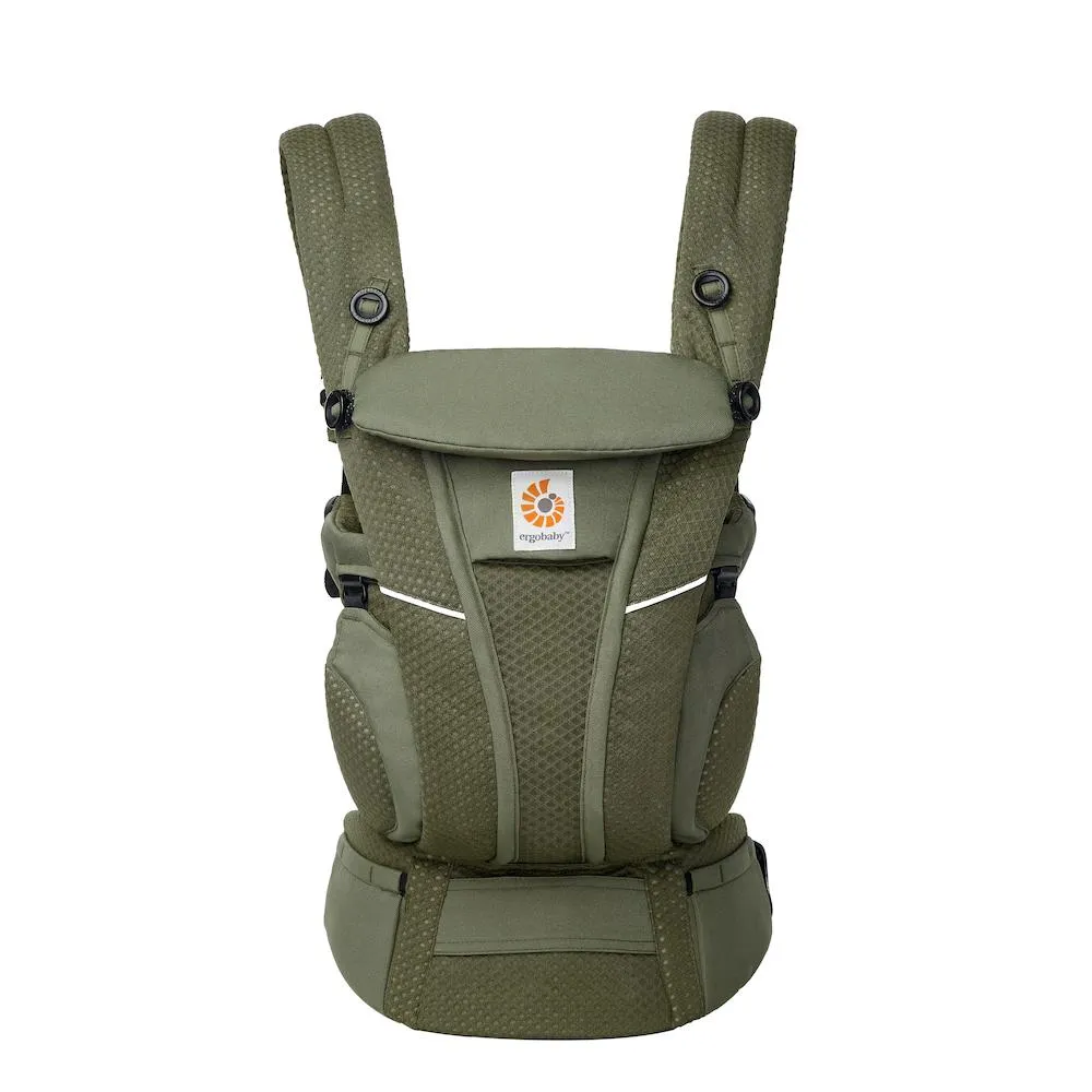 [10 year warranty] Ergobaby Omni Breeze Baby Carrier - Olive Green