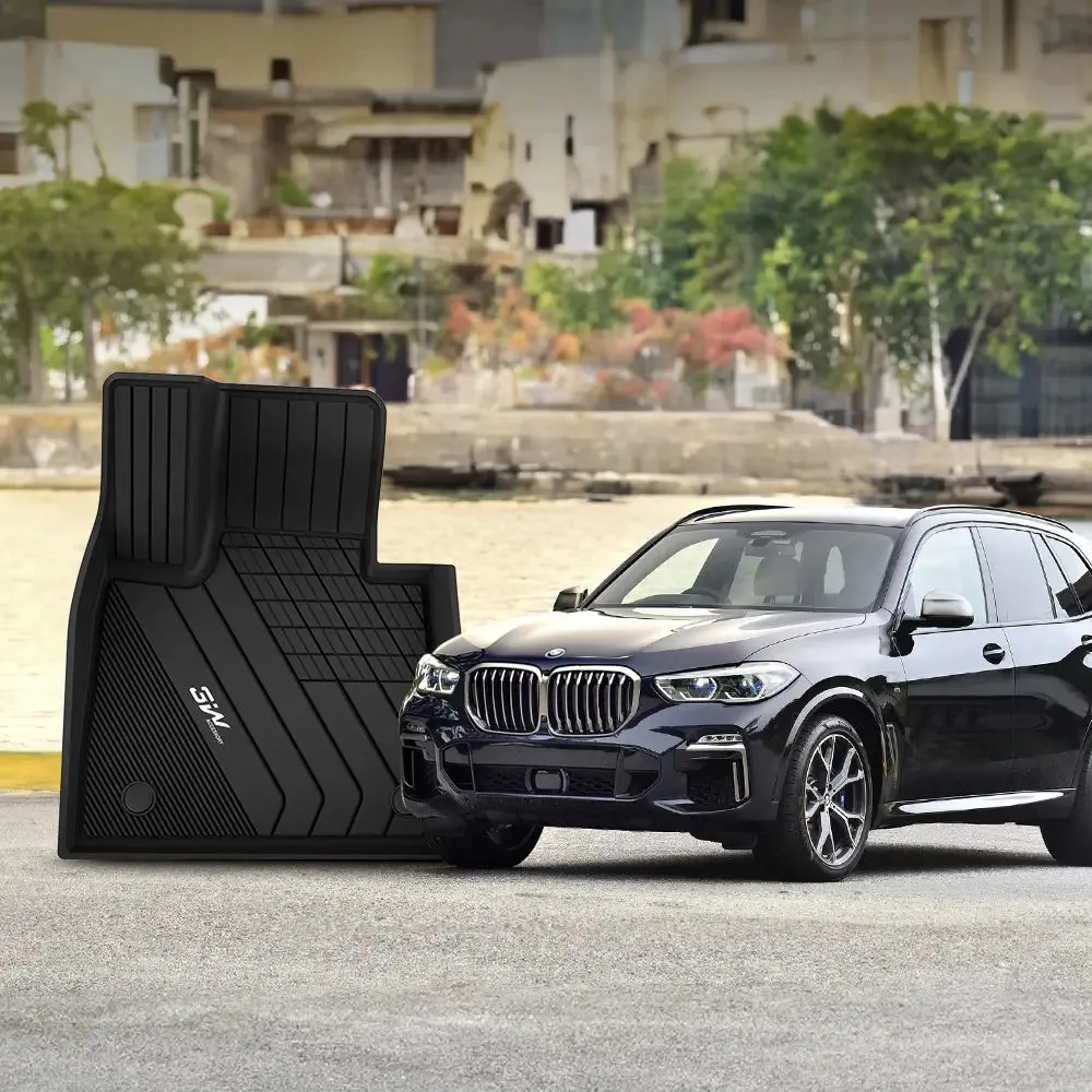 3W BMW X5 2019-2025 Custom Floor Mats / Trunk Mat TPE Material & All-Weather Protection