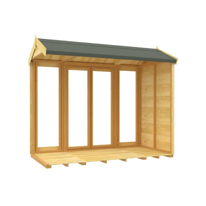 4ft x 10ft Apex Summer House (Full Height Window)