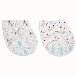 Aden & Anais 2-Pack Harry Potter Muslin Burpy Bib