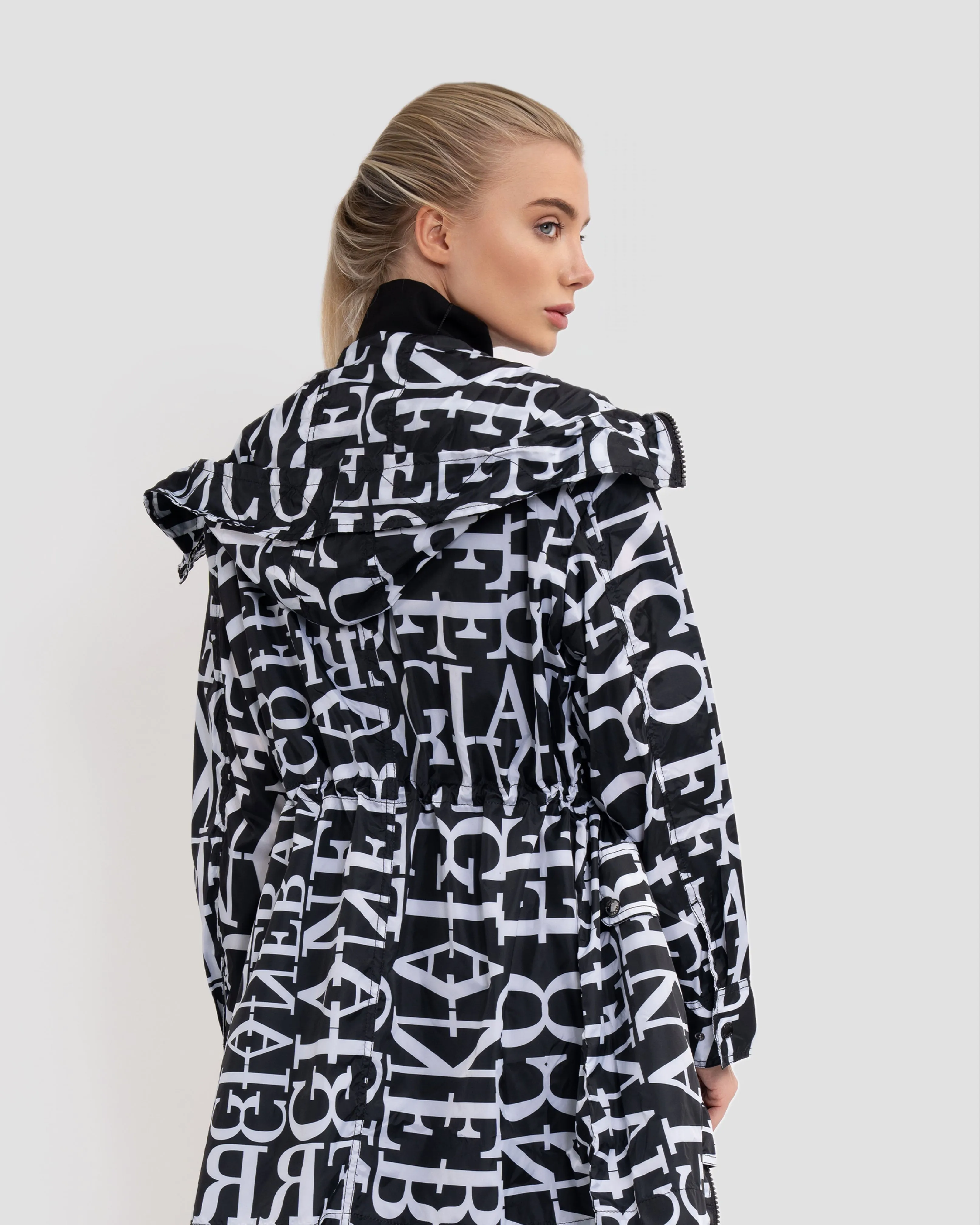 All-Over Logo Raincoat Jacket