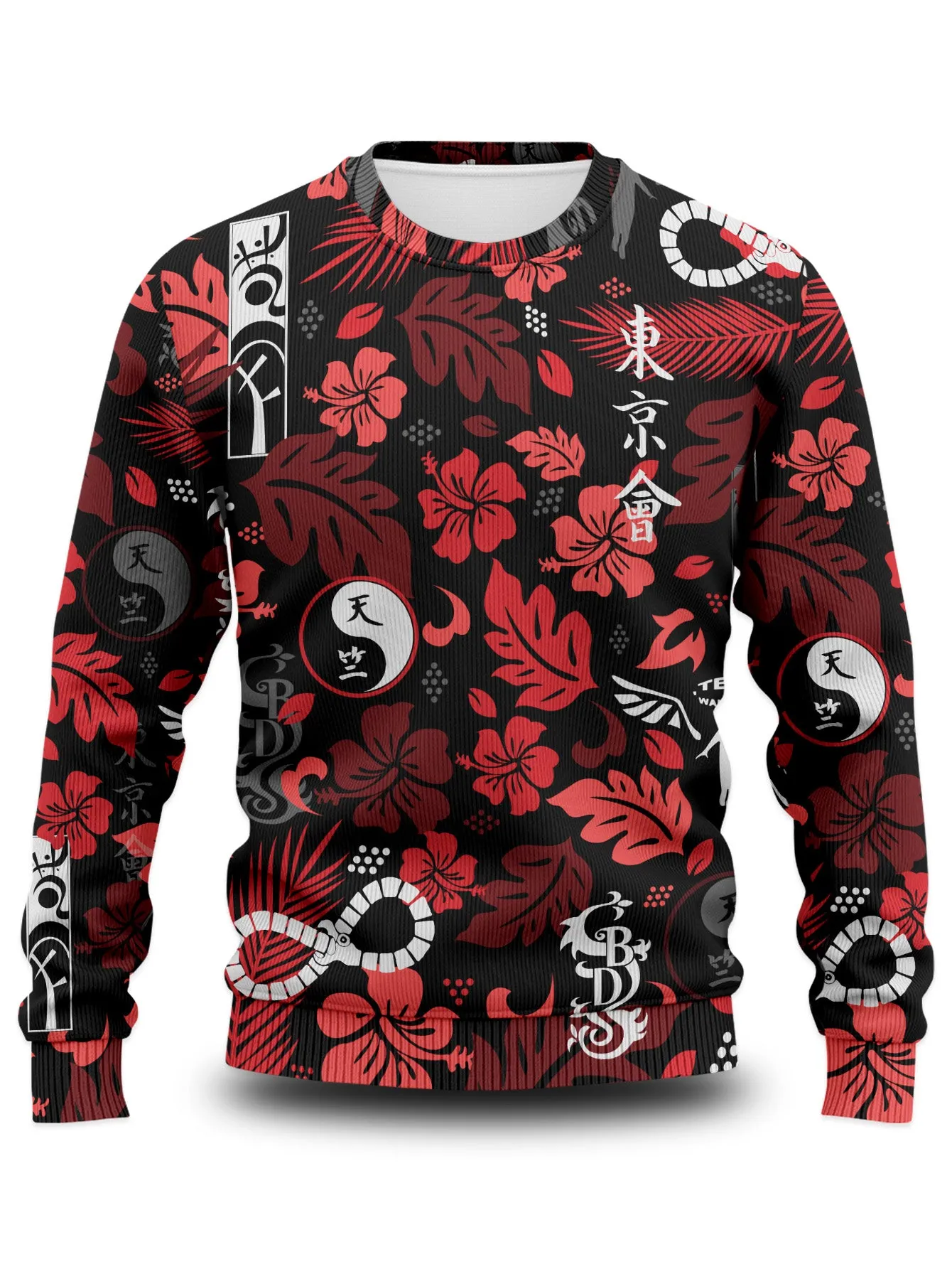 Aloha Manjikai Emblem Unisex Wool Sweater