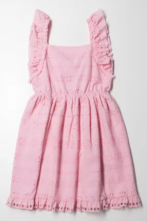 Anglaise Dress Pink