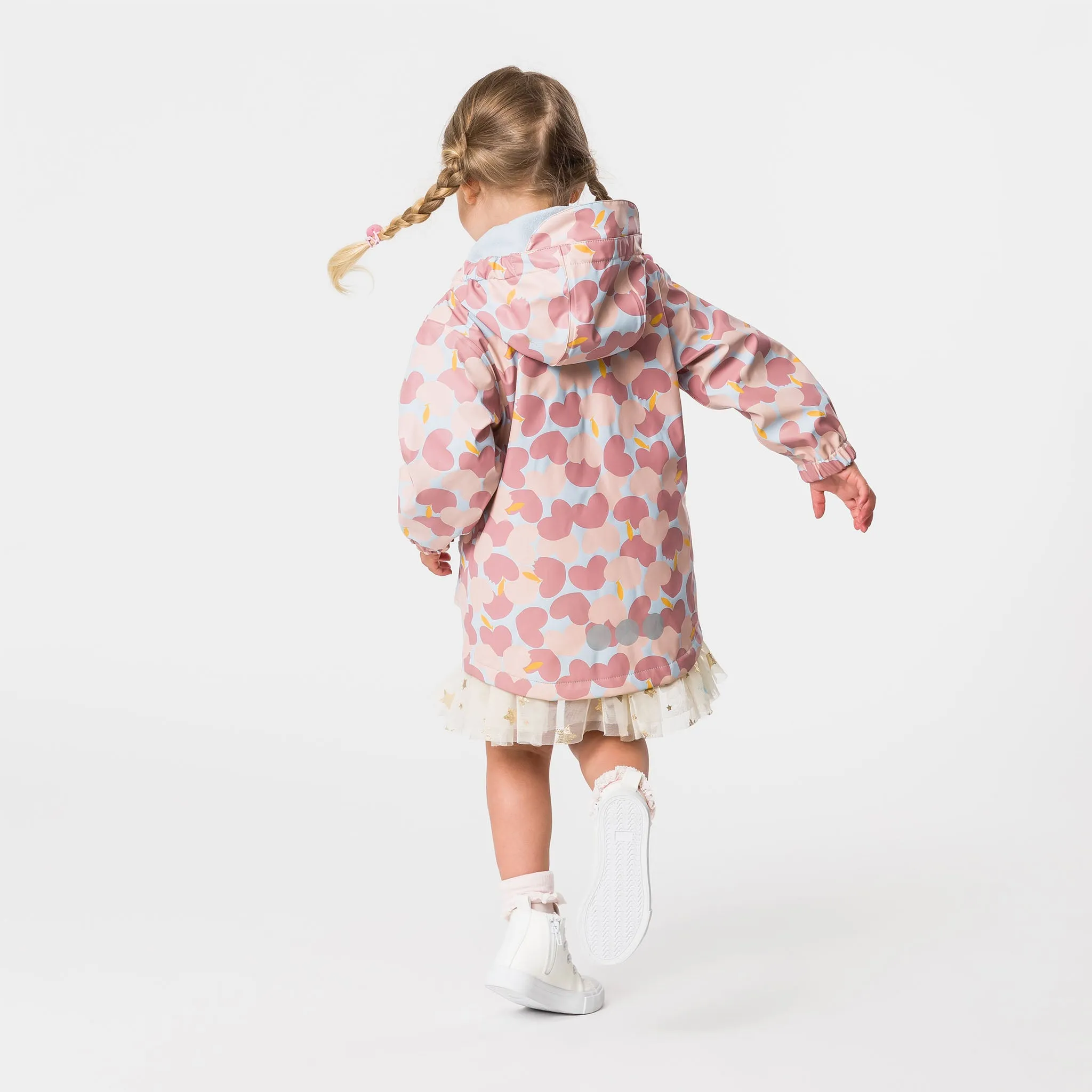 Apple Love Recycled Lined Raincoat