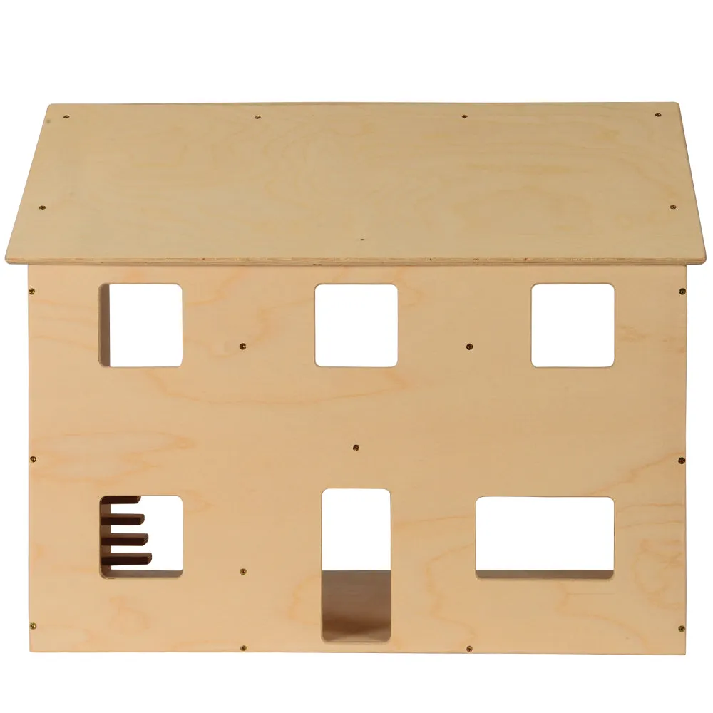 Baltic Birch Dollhouse | Durable Classroom Wooden Toy