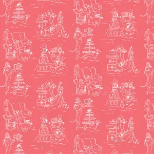 Christmas Dog Toile