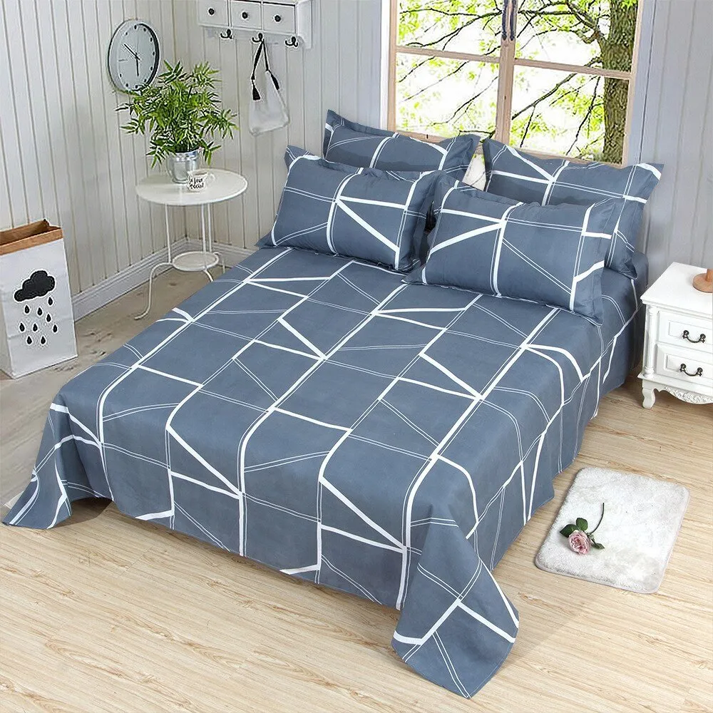 Comfortable Frosted Soft Bed Sheet for Queen/King Bed