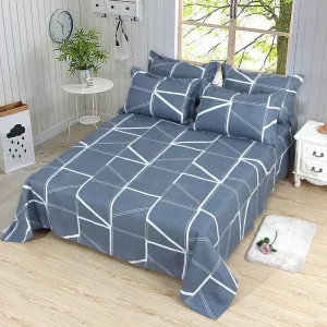 Comfortable Frosted Soft Bed Sheet for Queen/King Bed