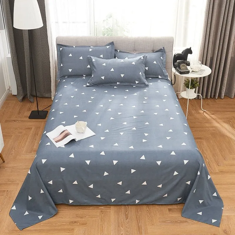 Comfortable Frosted Soft Bed Sheet for Queen/King Bed