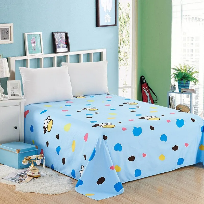 Comfortable Frosted Soft Bed Sheet for Queen/King Bed