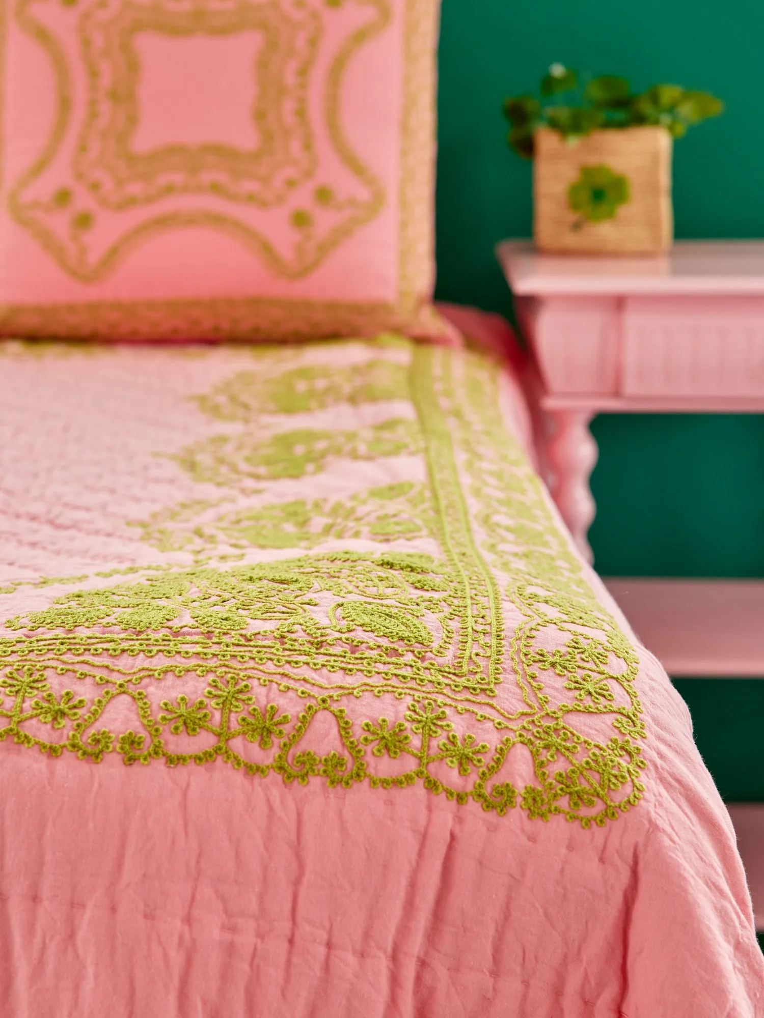 Cotton Quilt - Soft Pink