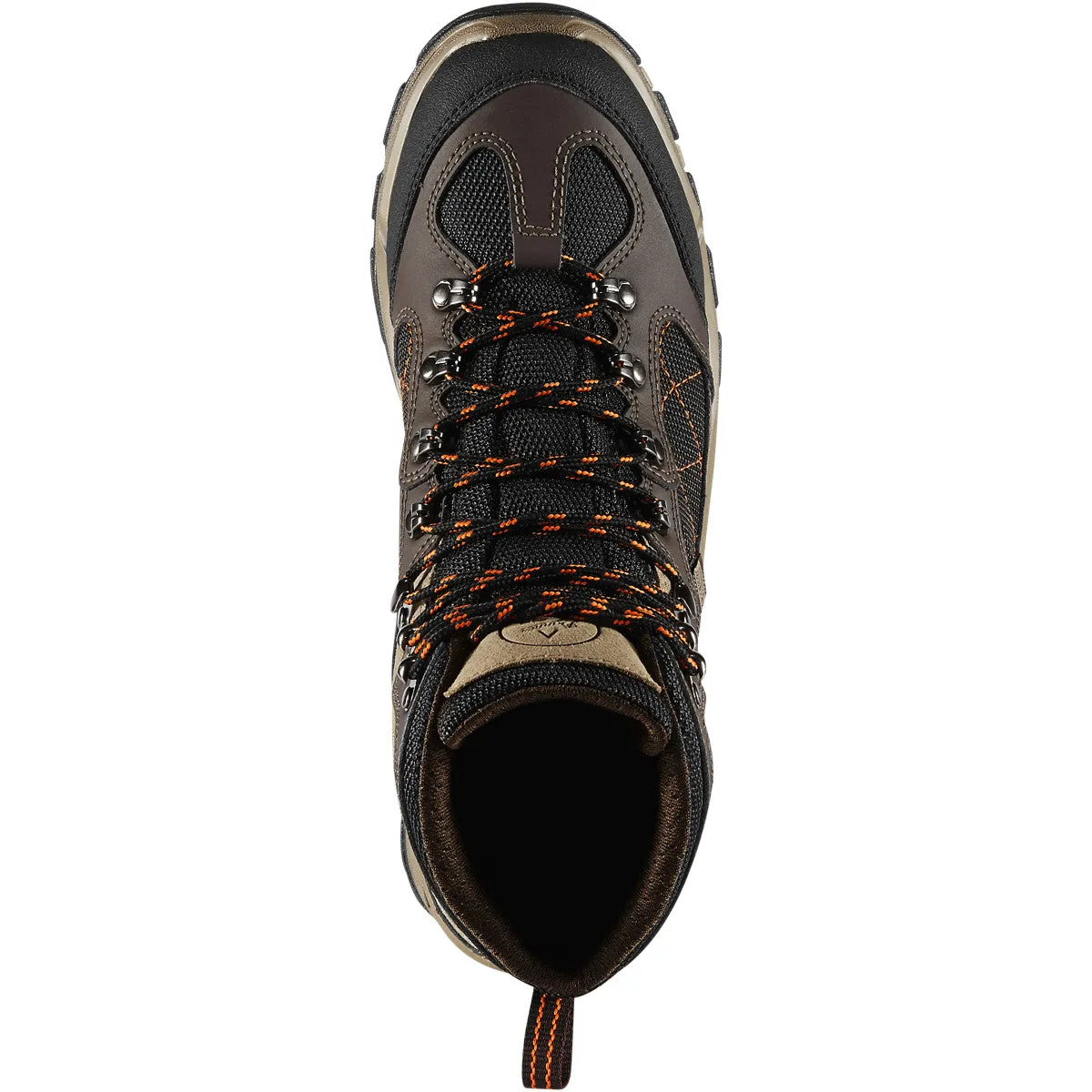 Danner Men`s Boots #61360 | TrailTrek 4.5" Brown/Orange Vibram Sole Outdoor Boots