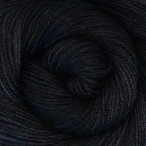 DK Yakity Yak Yarn - Black Semi Solid