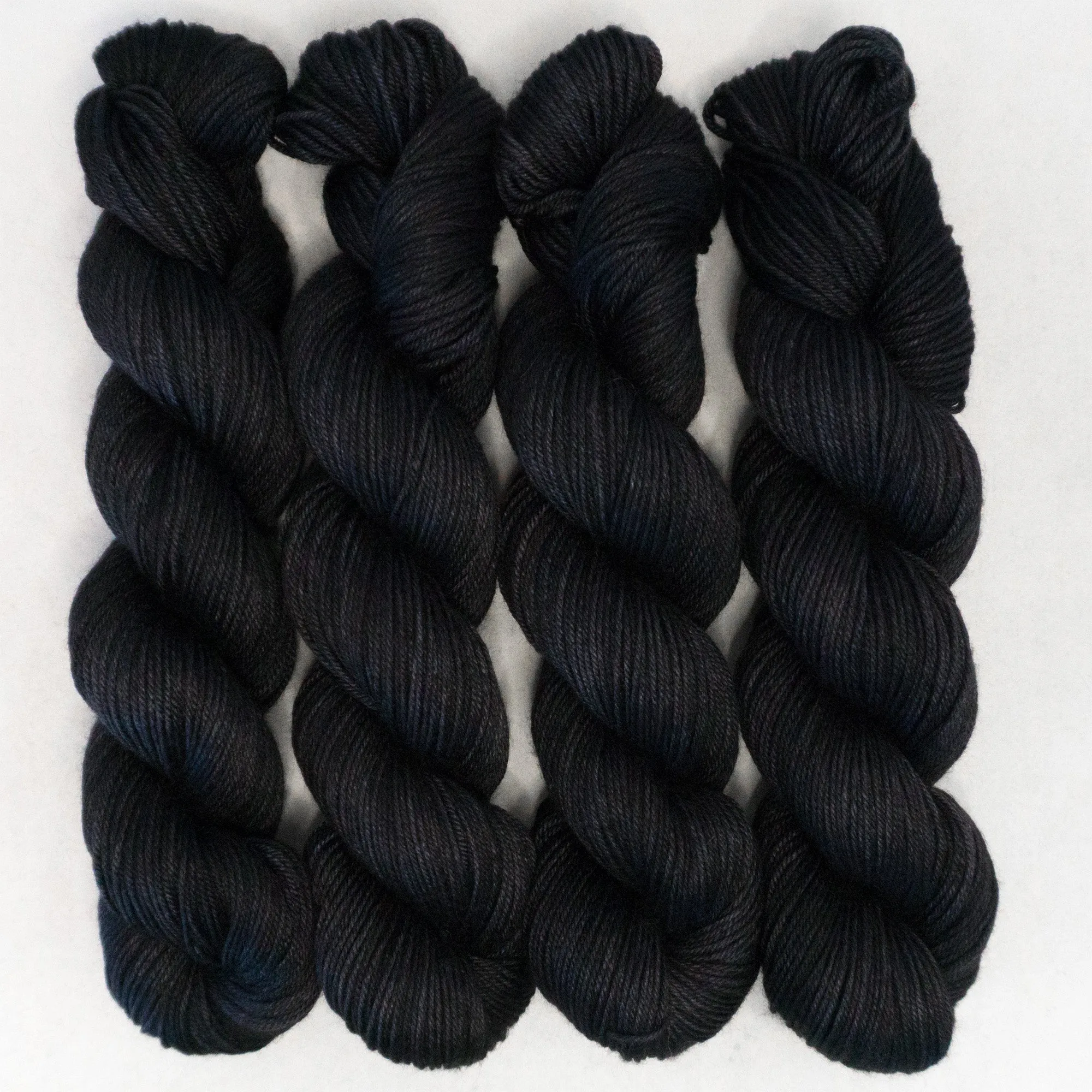 DK Yakity Yak Yarn - Black Semi Solid