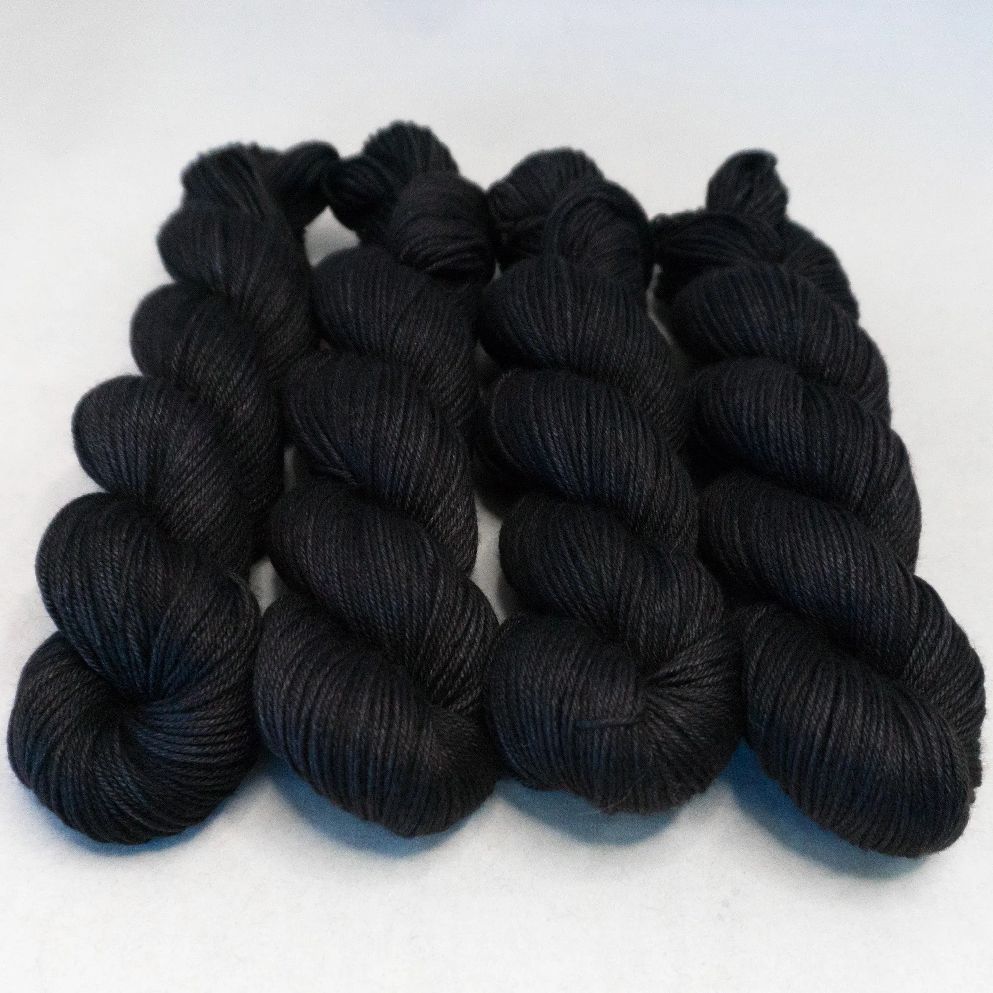 DK Yakity Yak Yarn - Black Semi Solid