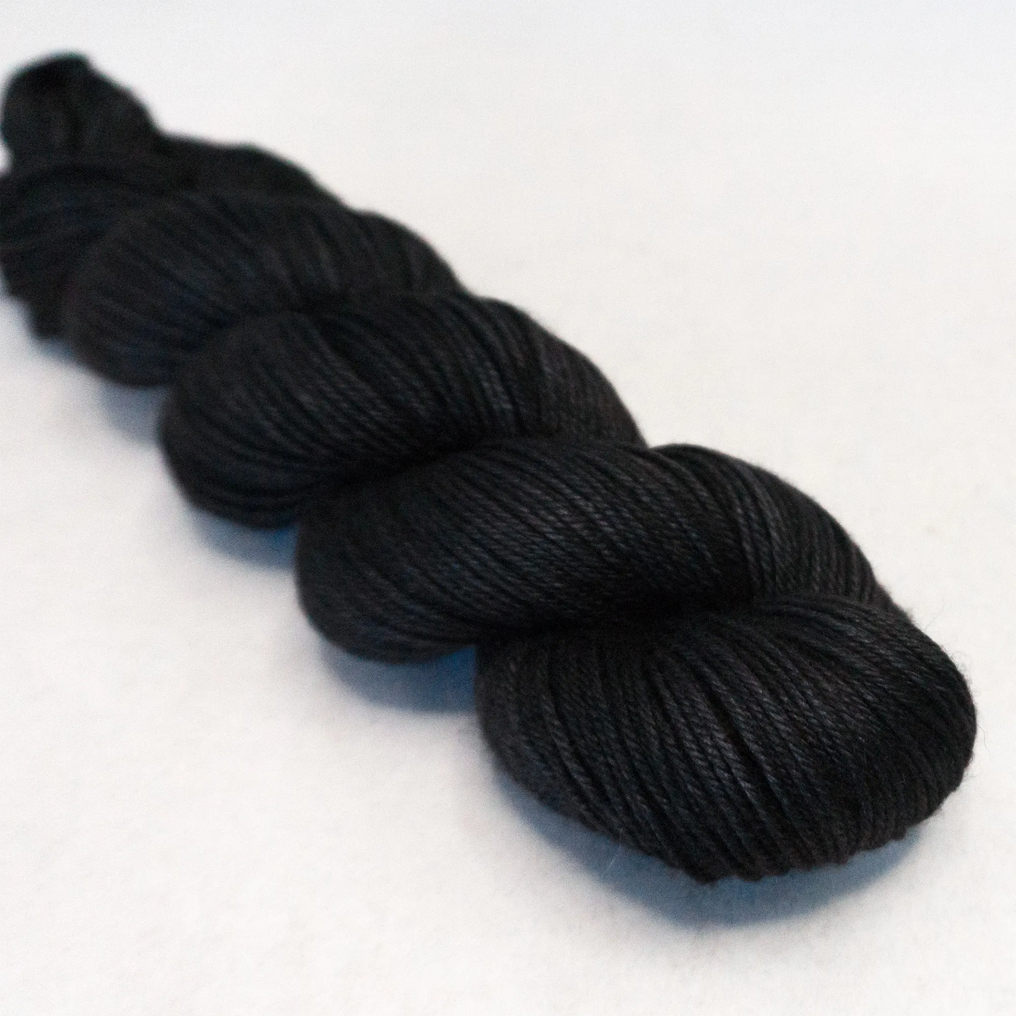 DK Yakity Yak Yarn - Black Semi Solid