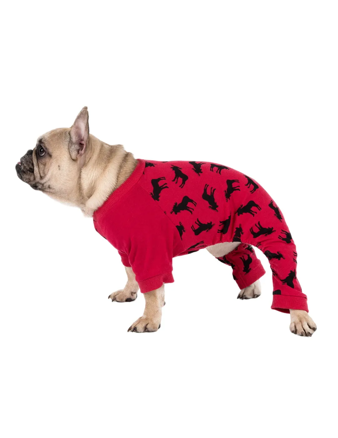 Dog Cotton Moose Pajamas