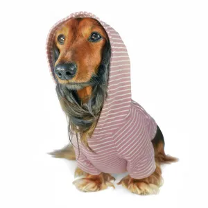 Dog Hoodie - Blush Pink