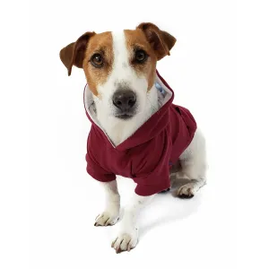 Dog Hoodie - Burgundy Red