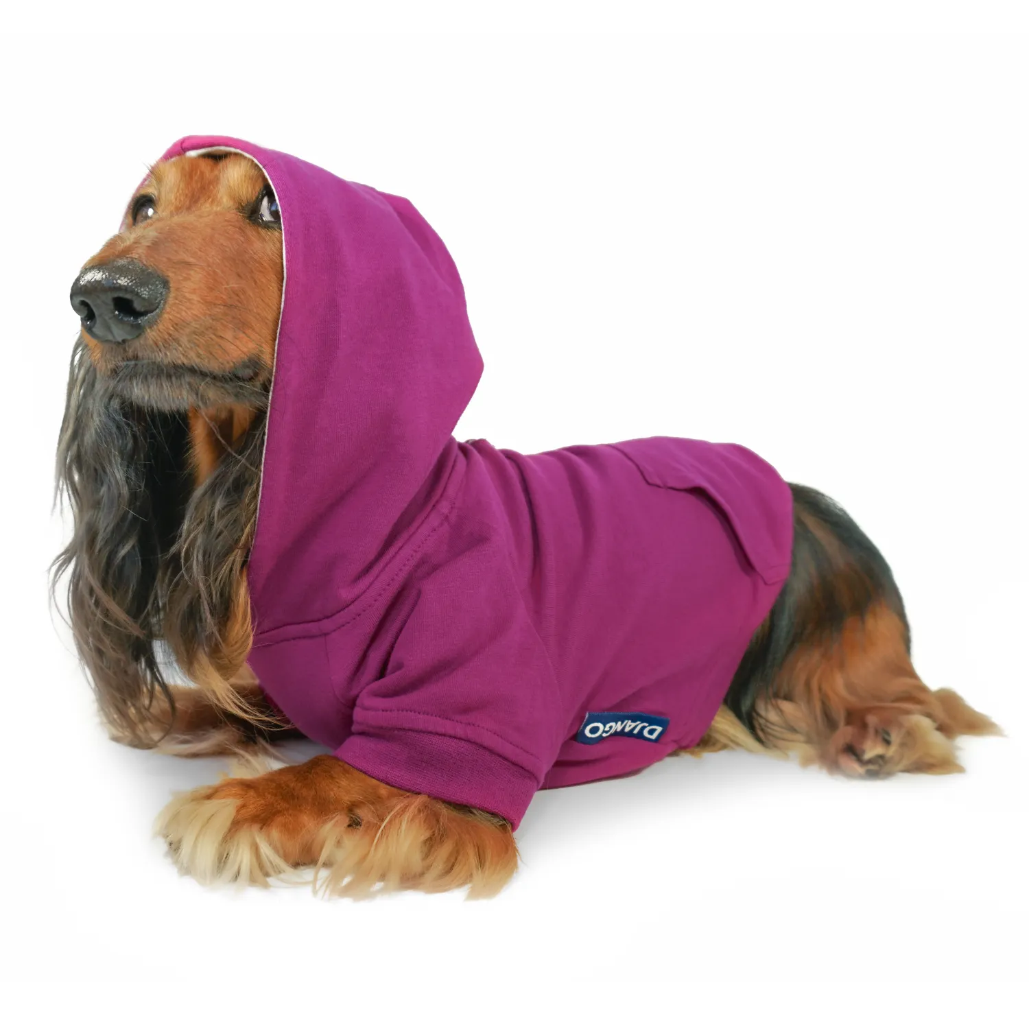 Dog Hoodie - Dark Fuchsia Purple