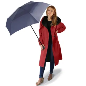 Dona Mycra Pac Umbrella Coat Tea Brick Red