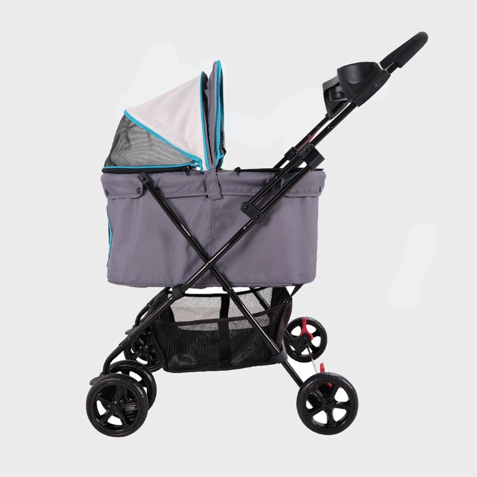 Easy Strolling Pet Buggy - Grey