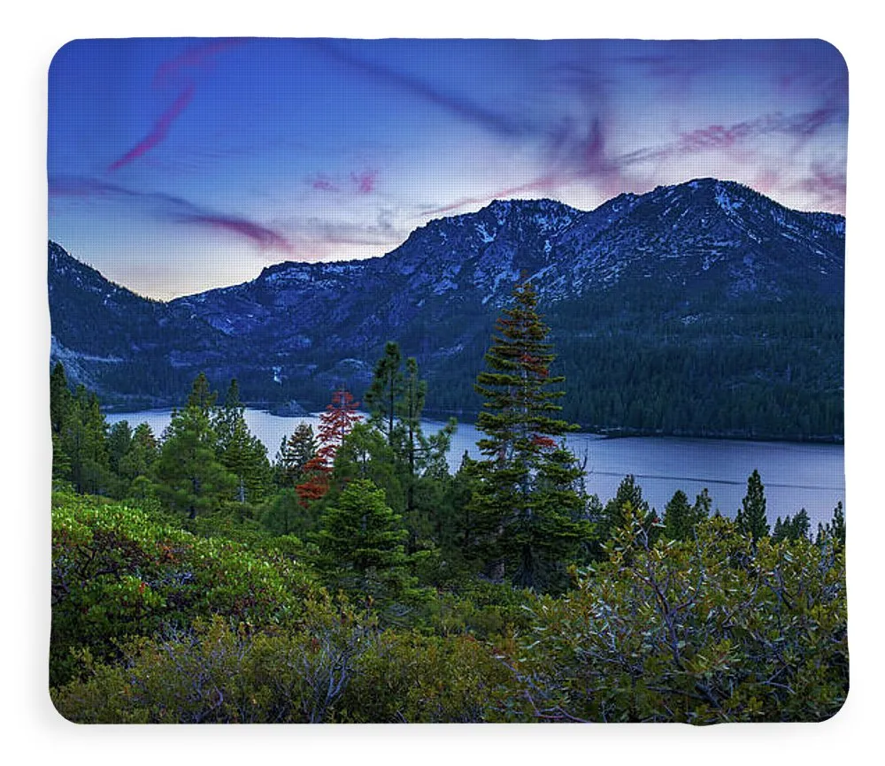 Emerald Bay Dusk By Brad Scott - Blanket