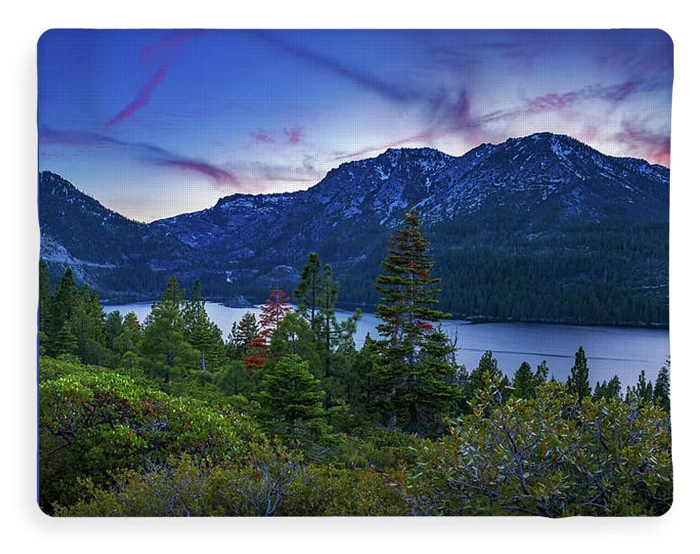 Emerald Bay Dusk By Brad Scott - Blanket