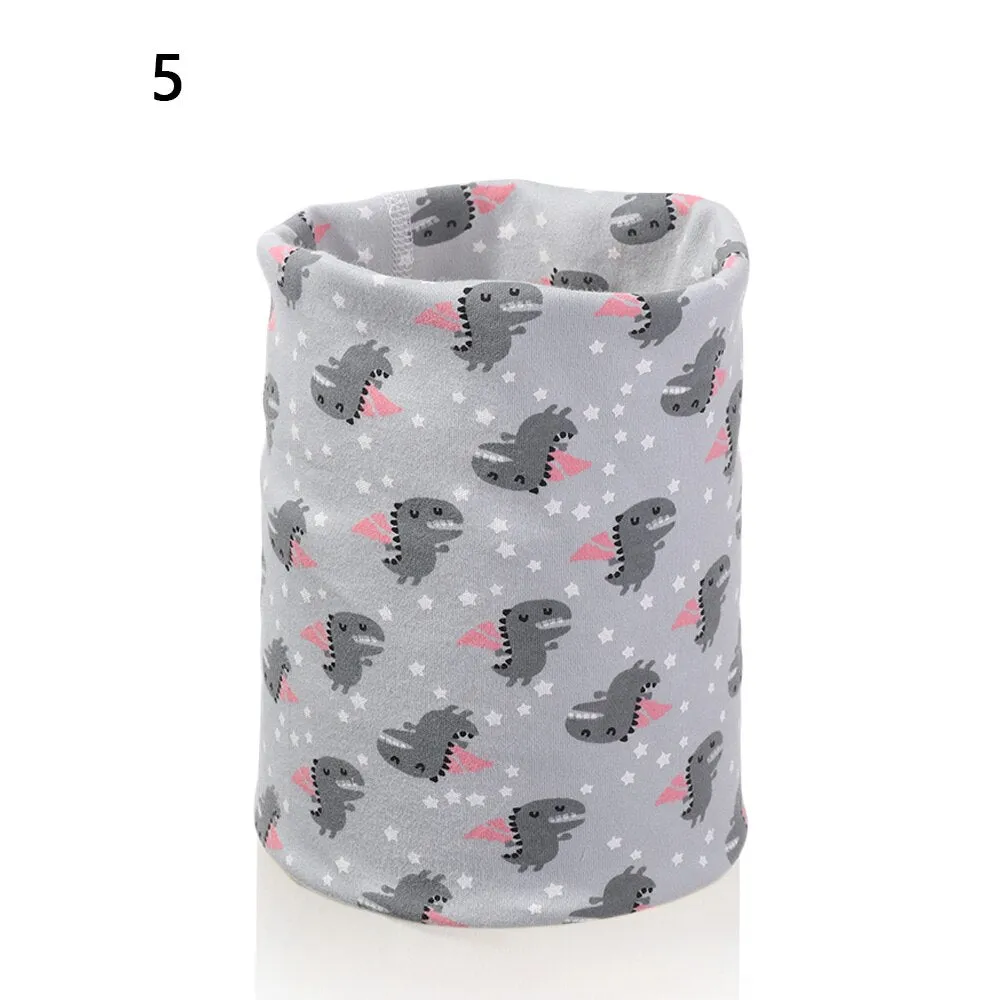 Fashion Candy Color Baby Scarf Shawl Autumn Spring Children Cotton Scarf Neckerchief Snood Collar O Ring Boy Girl Scarf