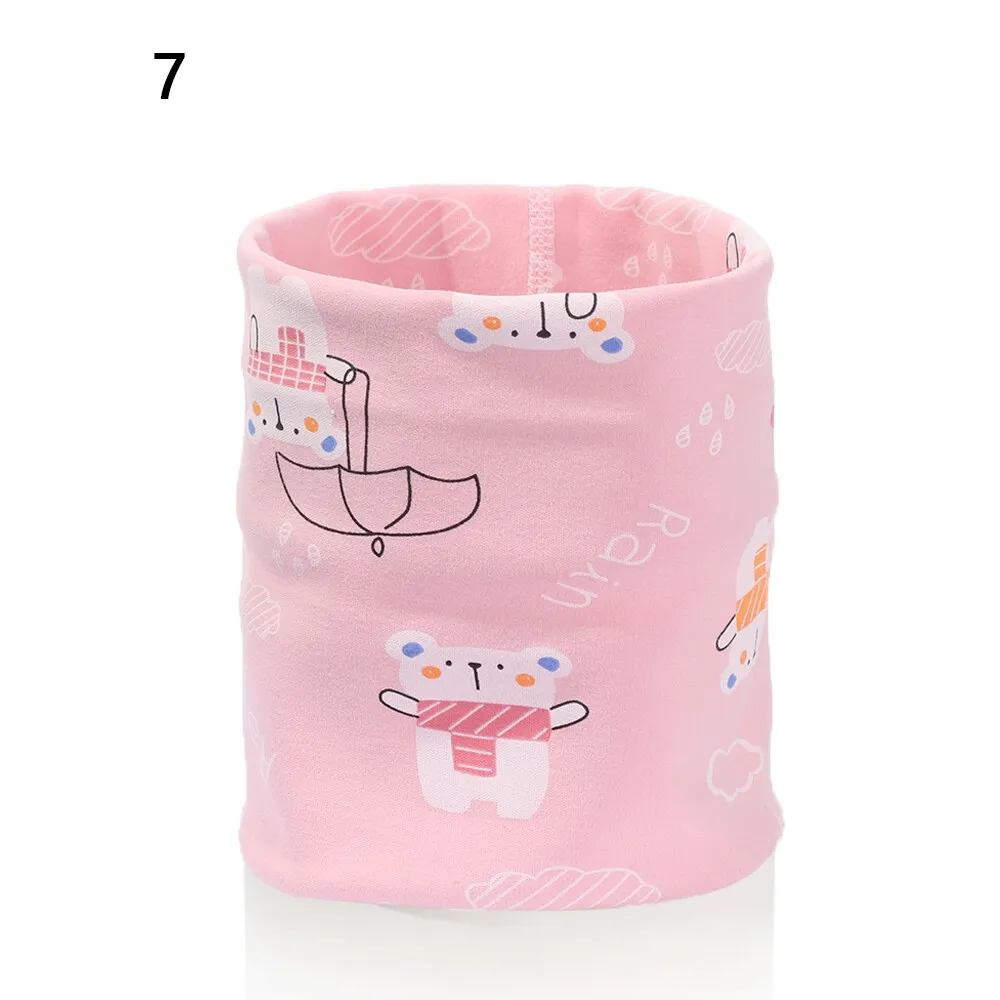 Fashion Candy Color Baby Scarf Shawl Autumn Spring Children Cotton Scarf Neckerchief Snood Collar O Ring Boy Girl Scarf