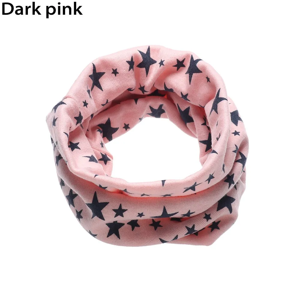 Fashion Candy Color Baby Scarf Shawl Autumn Spring Children Cotton Scarf Neckerchief Snood Collar O Ring Boy Girl Scarf