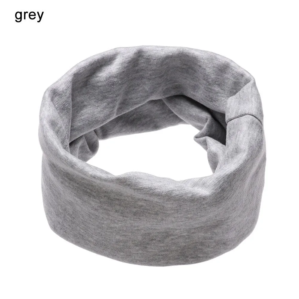 Fashion Candy Color Baby Scarf Shawl Autumn Spring Children Cotton Scarf Neckerchief Snood Collar O Ring Boy Girl Scarf