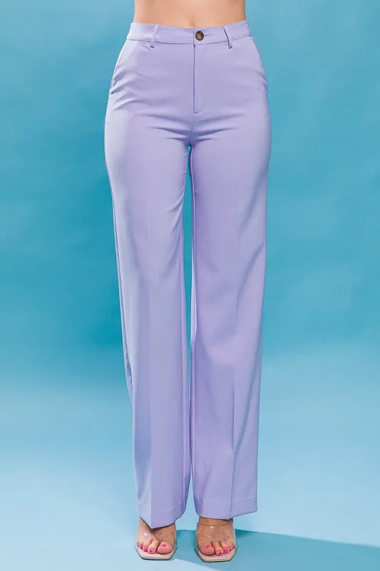 Formal Straight Leg Blazer Pants