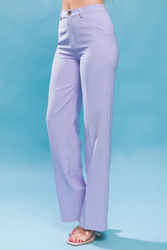 Formal Straight Leg Blazer Pants