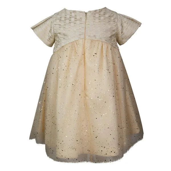 GIRLS DAMASK A-LINE DRESS