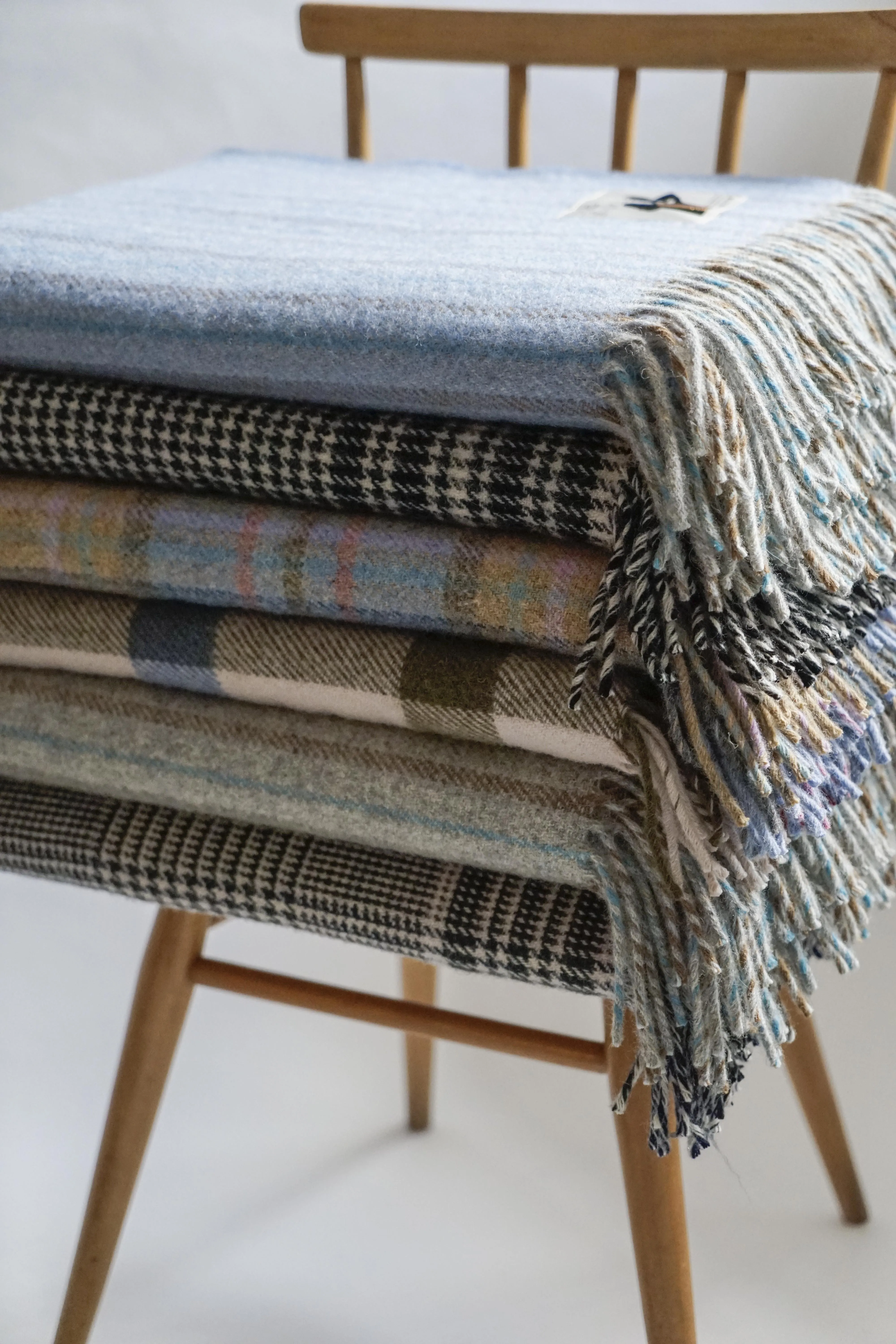 Glen Check Wool Blanket