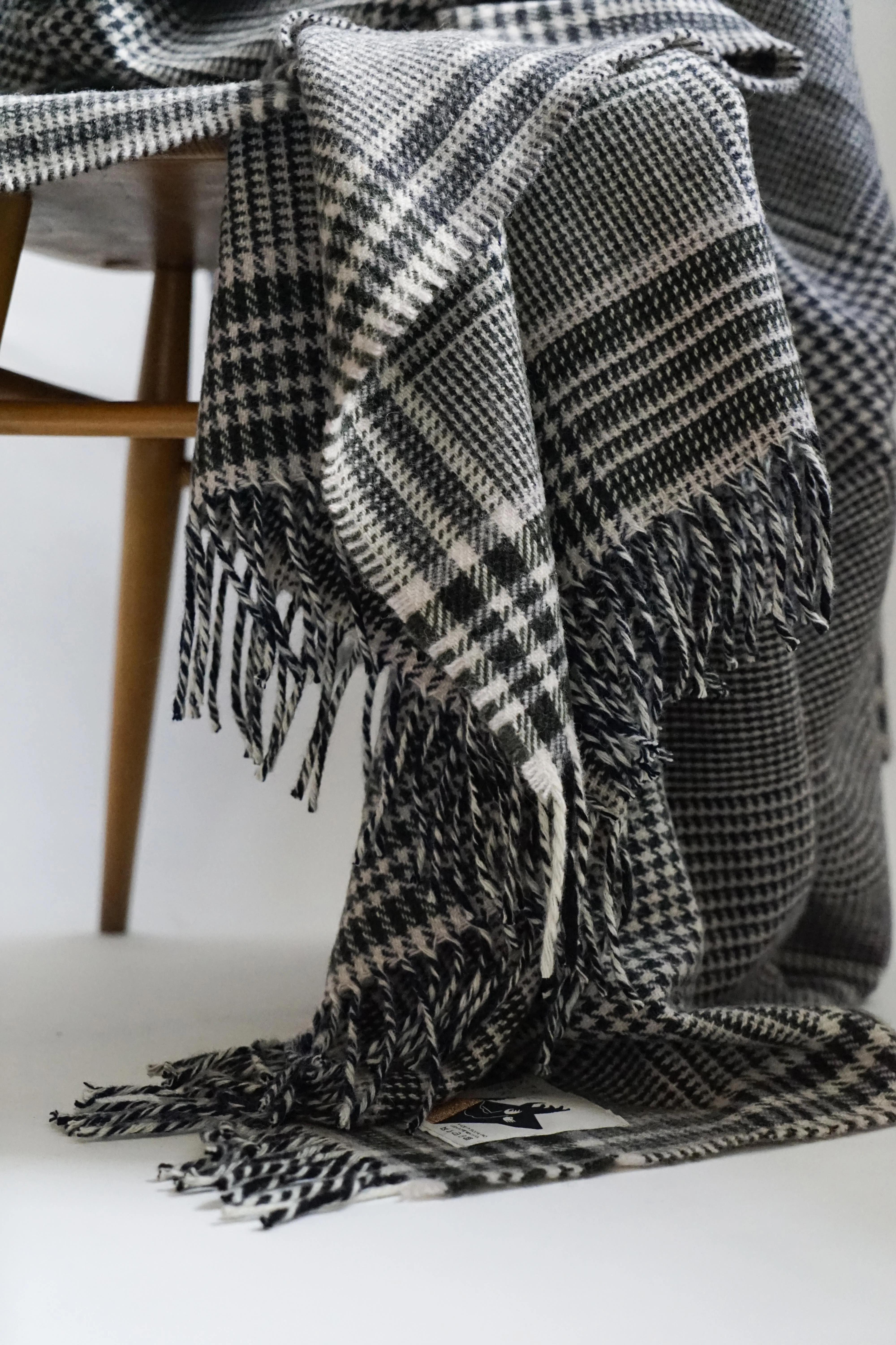 Glen Check Wool Blanket