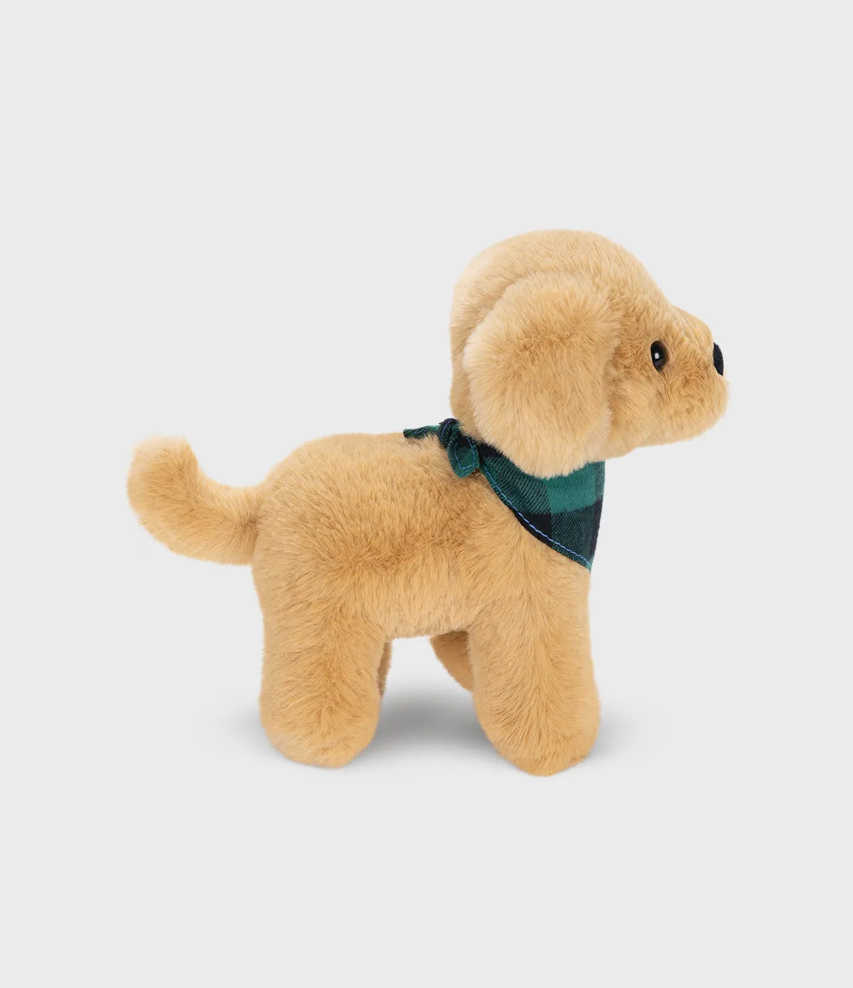 Golden Dog Farm 8" Plush Retriever - Green Buffalo