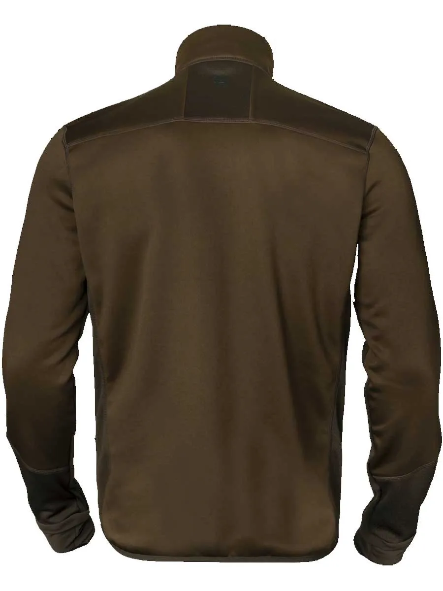 HARKILA Scandinavian Fleece Jacket - Mens - Willow Green & Deep Brown