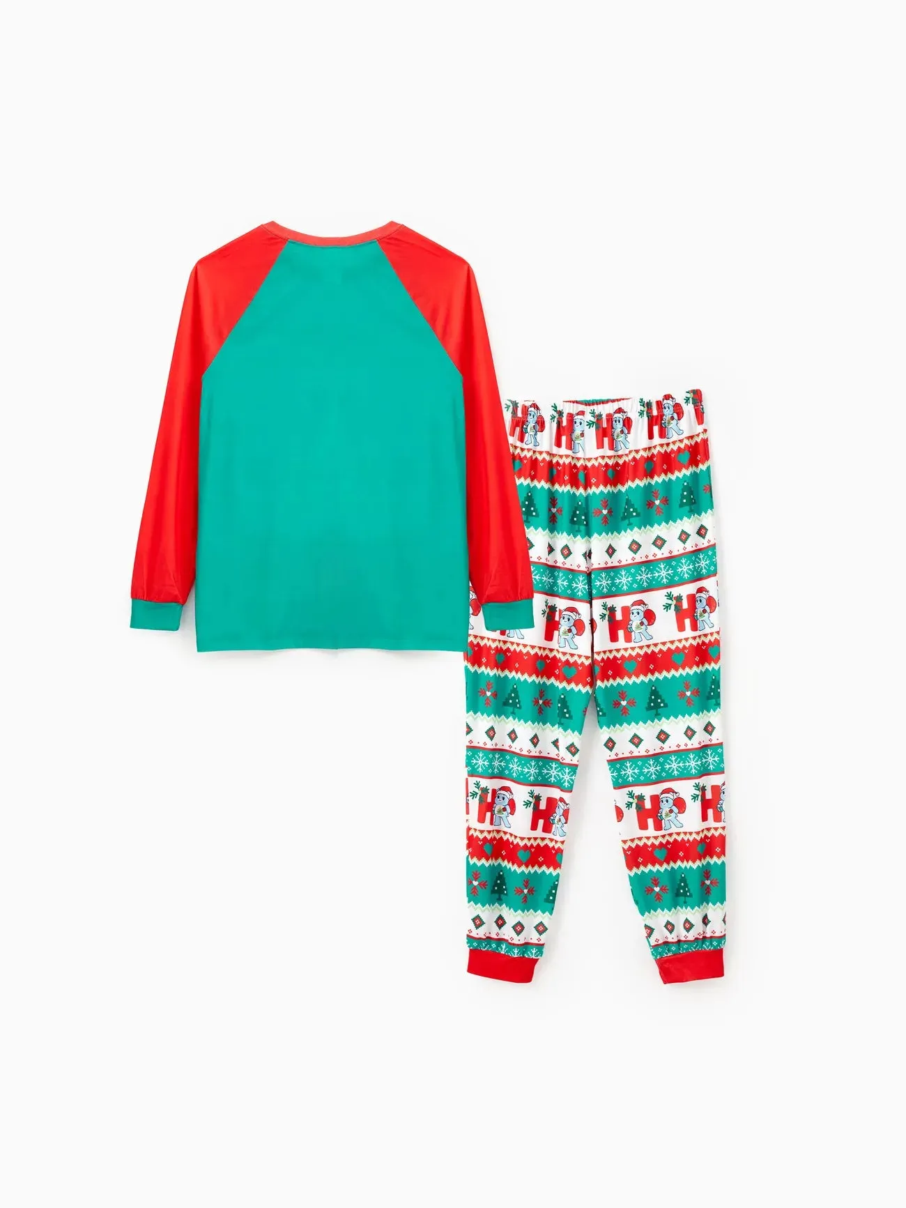 Holiday Family Matching Bear Printed Pajamas Set