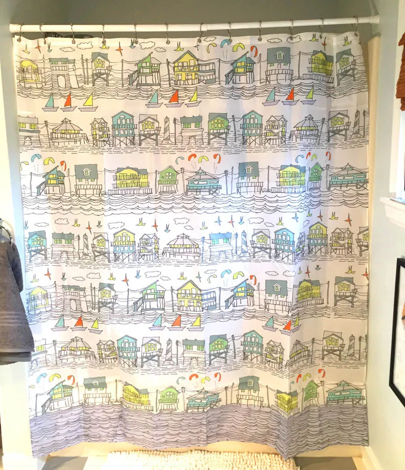 Houses of OBX Shower Curtain