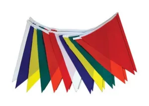 Hy-Ko Flag Pennant Banner Blue 11" X 18-1/2" Plastic