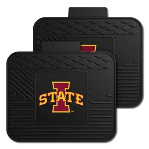 Iowa State Cyclones Back Seat Car Utility Mats - 2 Piece Set