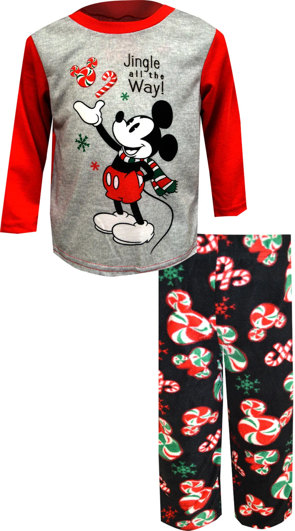 Mickey Mouse Guys Jingle All the Way Christmas Pajama