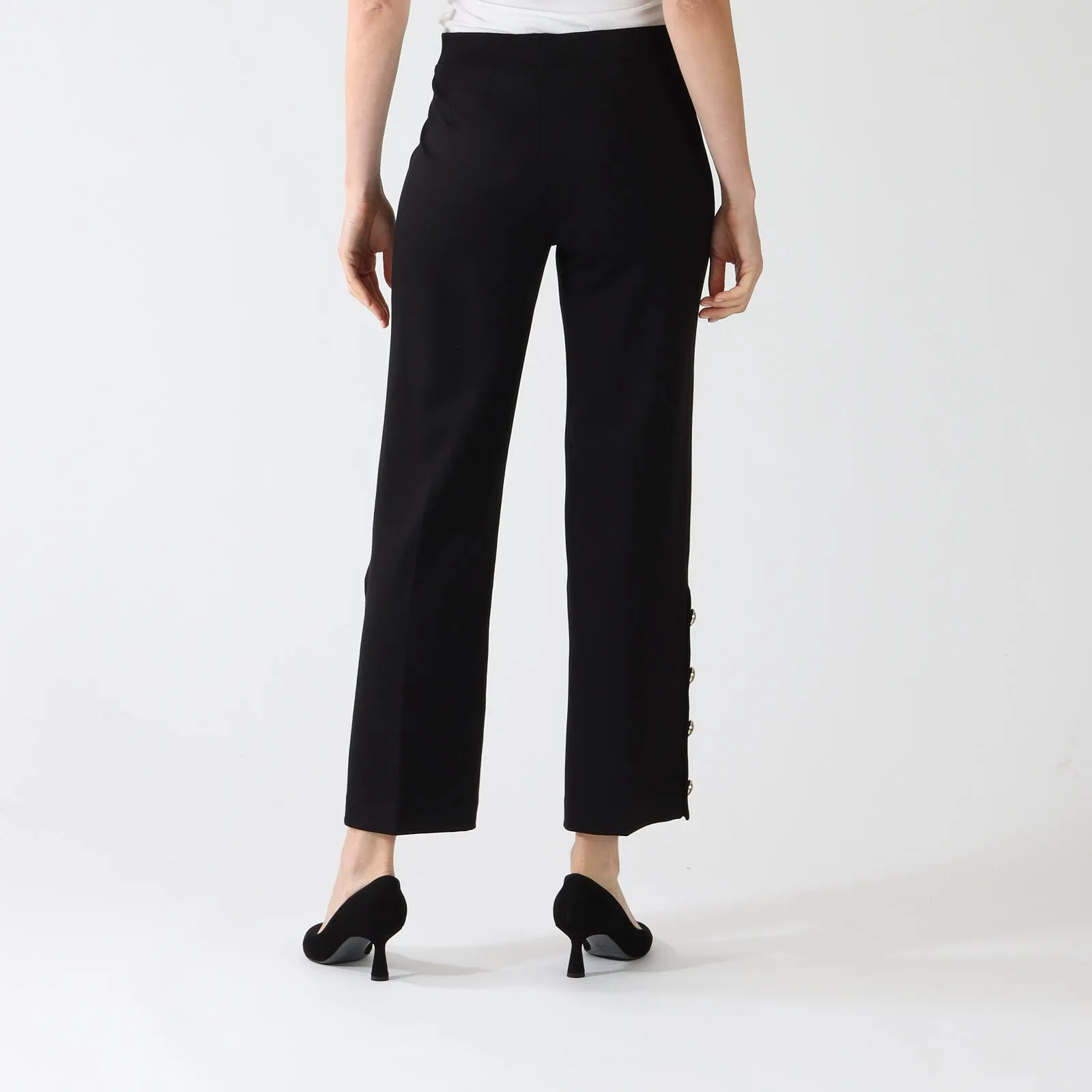 Mikaela Black Jersey Pants