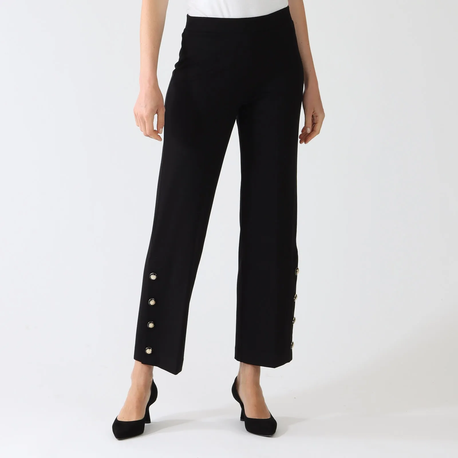 Mikaela Black Jersey Pants