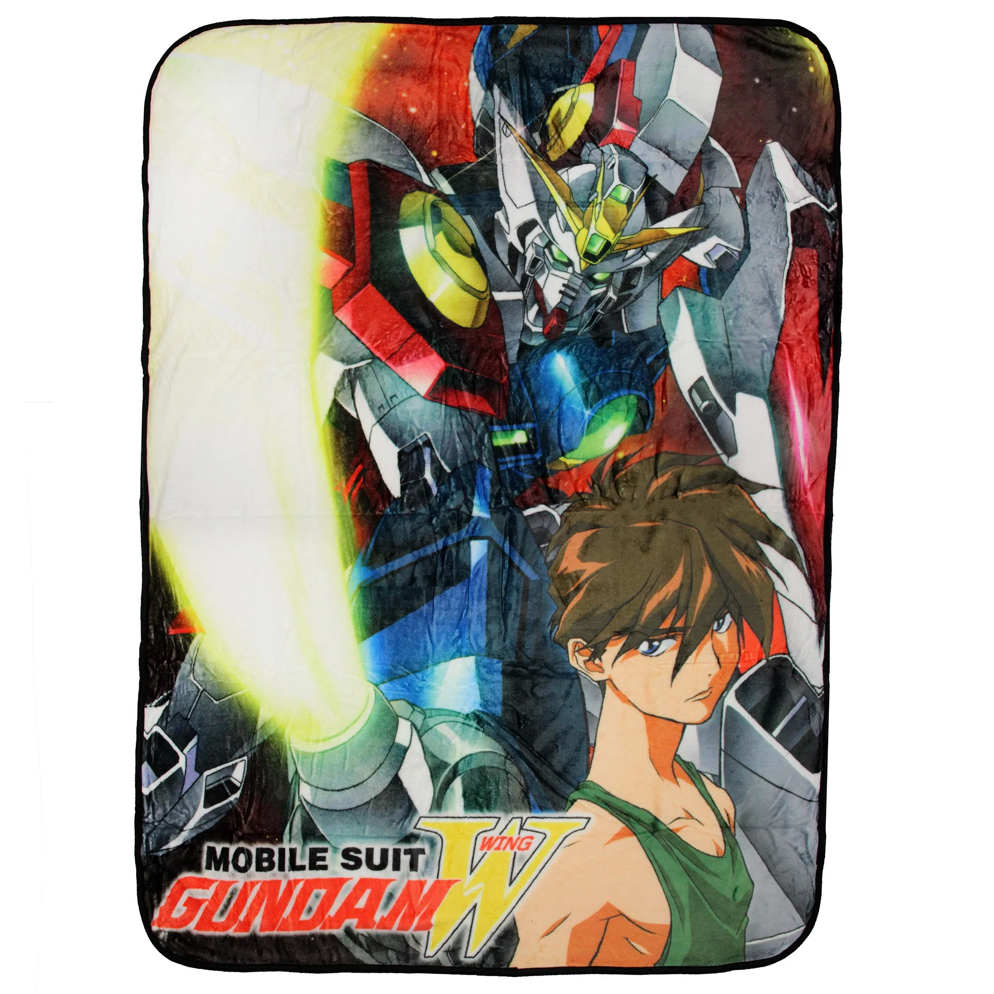 Mobile Suit Gundam Wing Anime Shenlong Soft Fleece Plush Throw Blanket