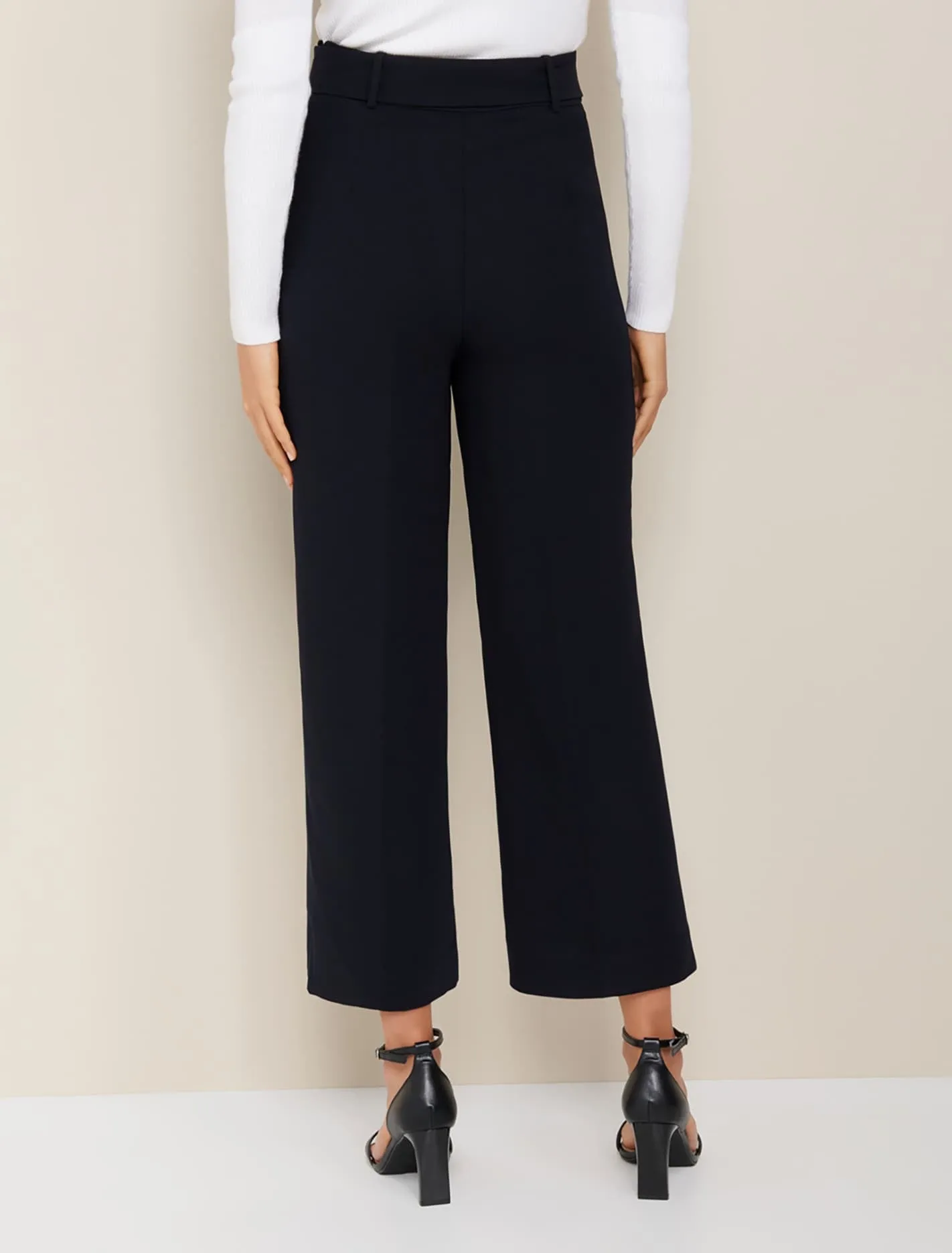 Nadine Belted Culotte Pants