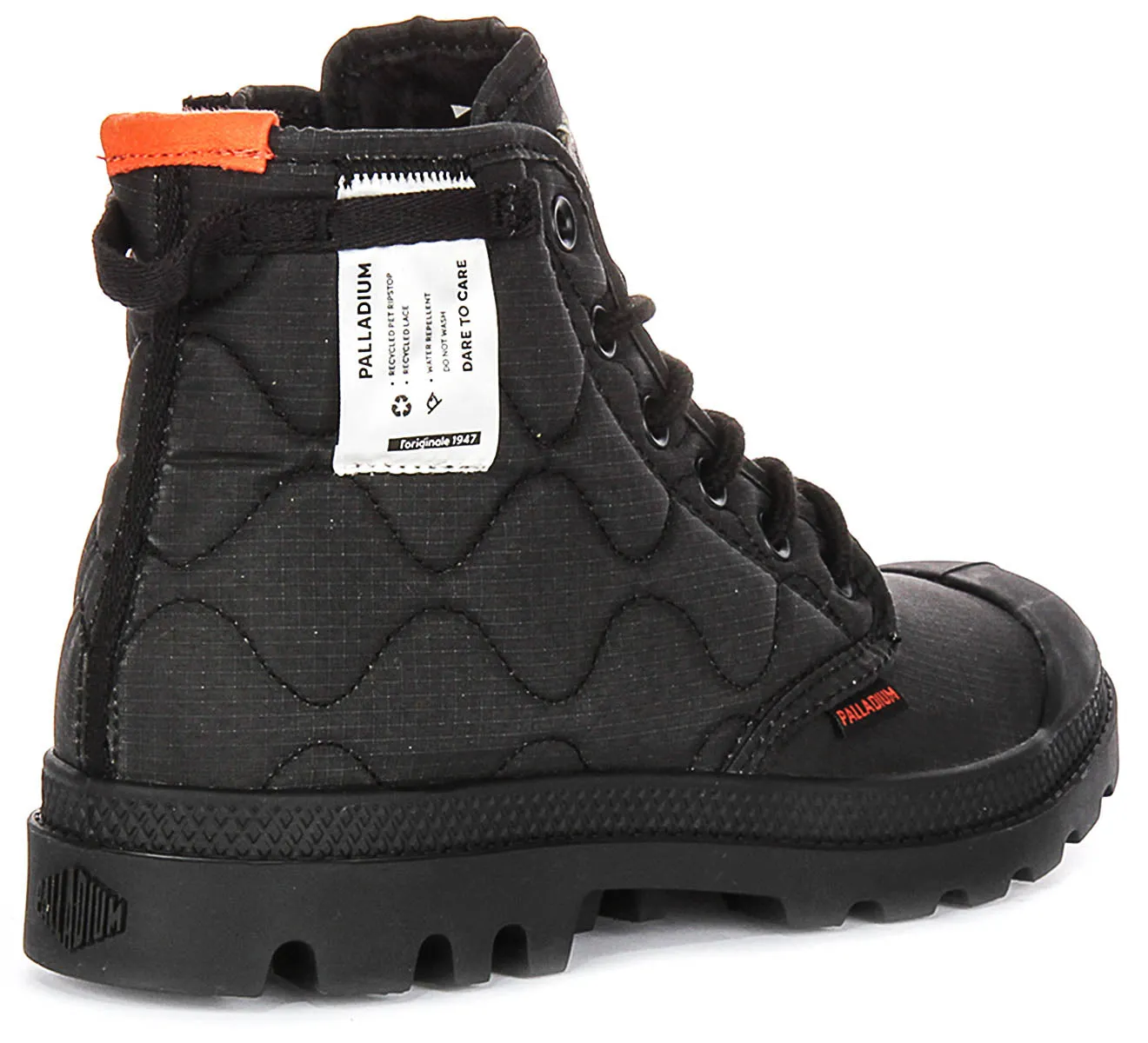 Palladium Pampa Re Quiltd In Black Boots