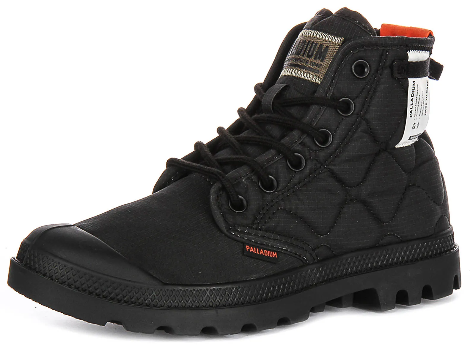 Palladium Pampa Re Quiltd In Black Boots